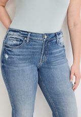 Plus Size Silver Jeans Co.&reg; Suki Straight Curvy Mid Rise Jean, C2806, small