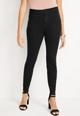 m jeans by maurices&trade; Mid Fit Mid Rise Jegging, BLACK, small