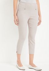 Bengaline Striped Cropped Dress Pant, C4813, small