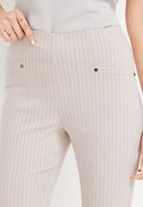 Bengaline Striped Cropped Dress Pant, C4813, small