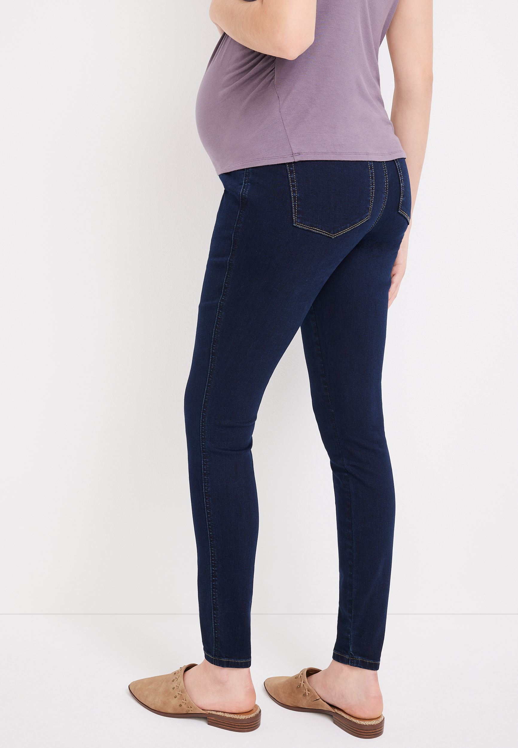 m jeans by maurices&trade; Over The Bump Dark Rinse Jegging, C258, large