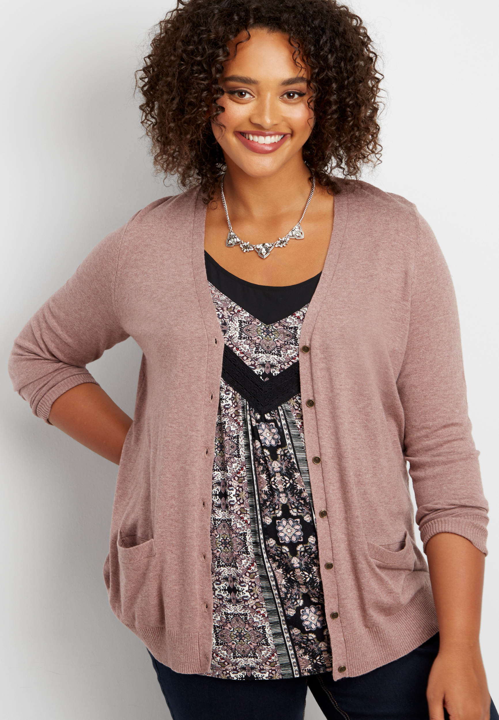 the classic plus size boyfriend cardigan maurices