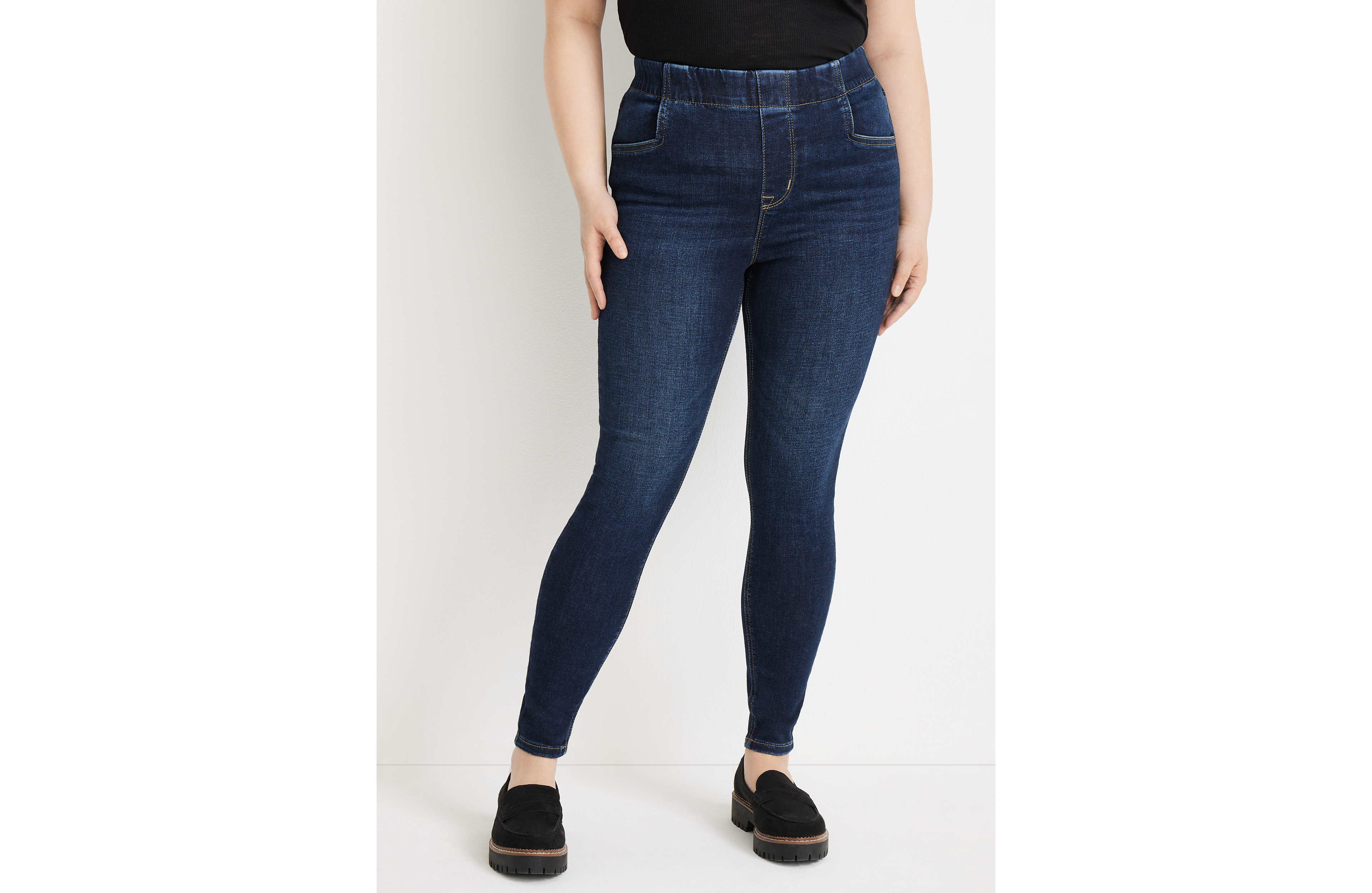 m jeans by maurices™ Cool Comfort Mid Fit Rise Pull On Ankle Jegging