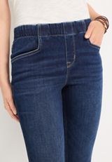 m jeans by maurices&trade; Cool Comfort Pull On High Rise Ankle Jegging, DARK SANDBLAST, small