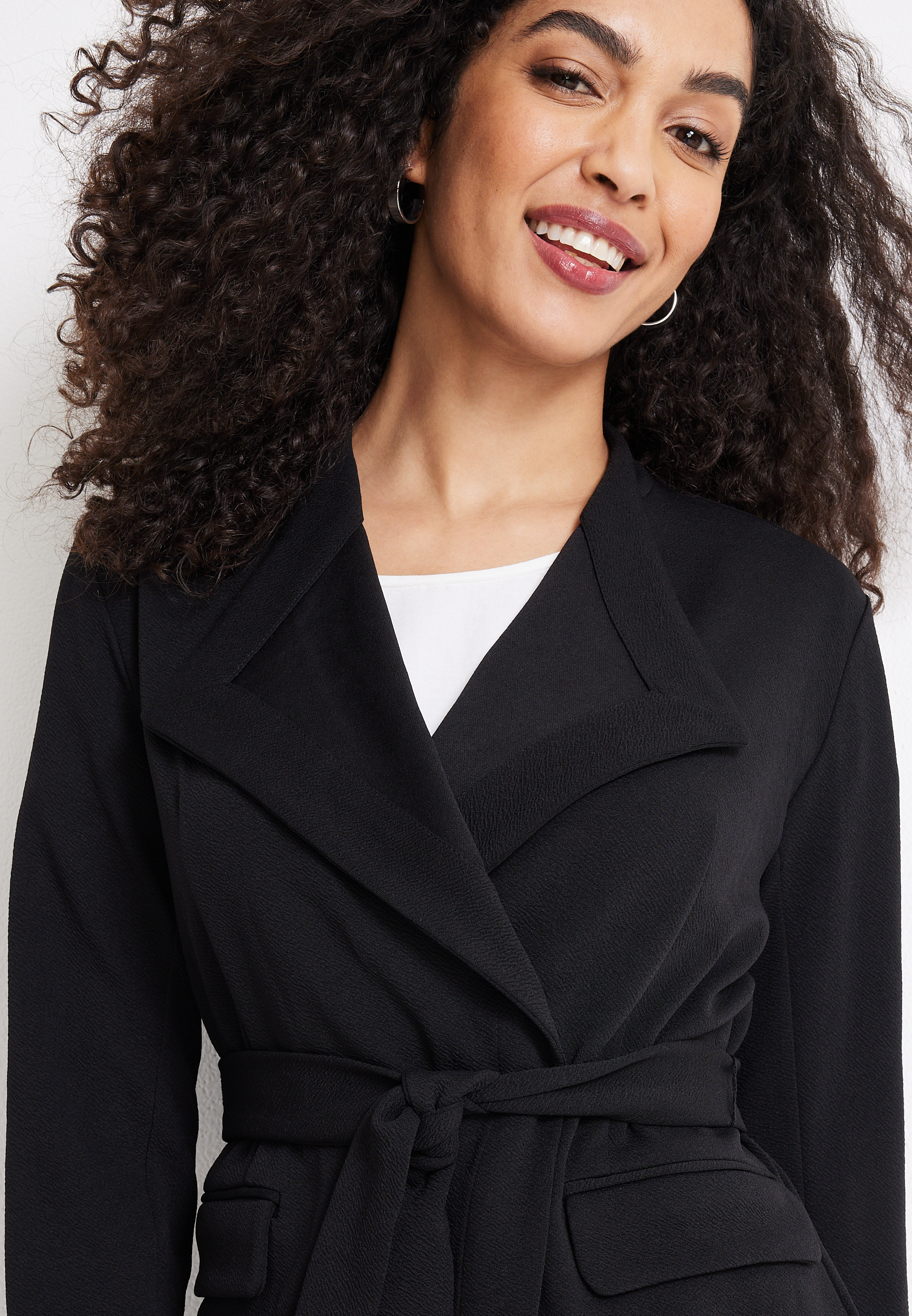 Waist Tie Blazer, C106, large