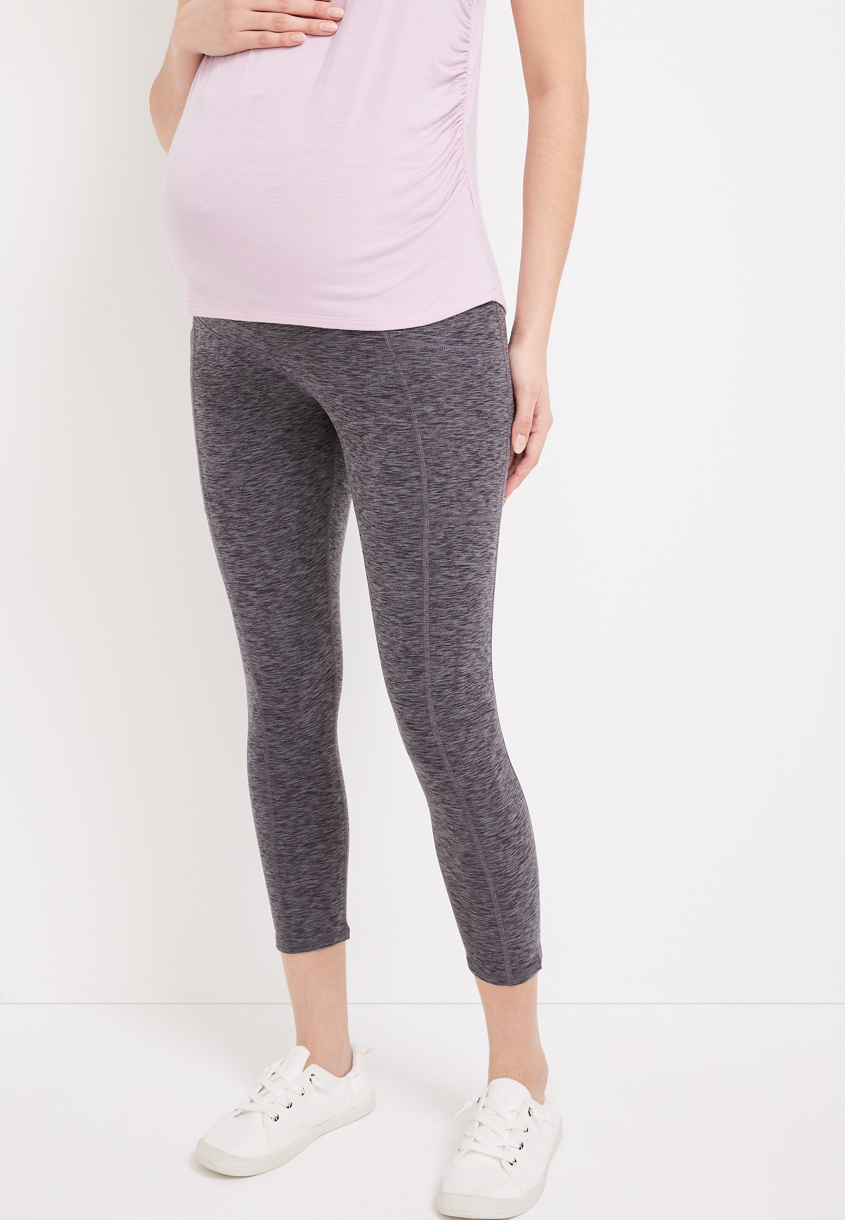 Spacedye Over The Bump Luxe Maternity Legging | maurices