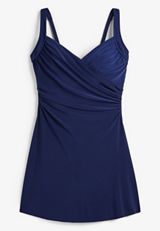Dreamsuit&reg; Side Slit Swim Dress, C802, small