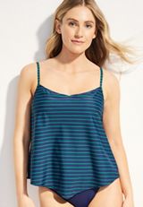 Striped Hankini Swim Top, C8060, small
