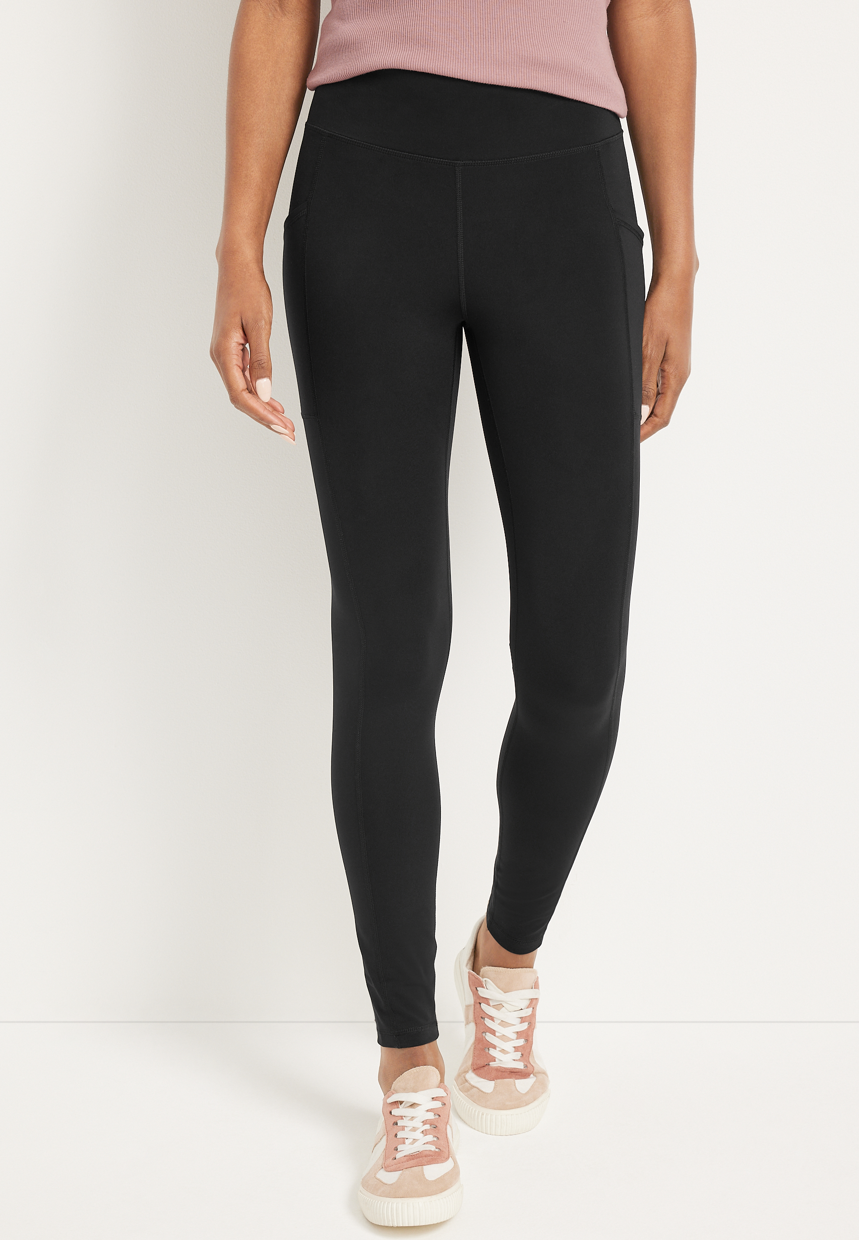 Noir FILLES Legging long avec bordures pour fille 3211710