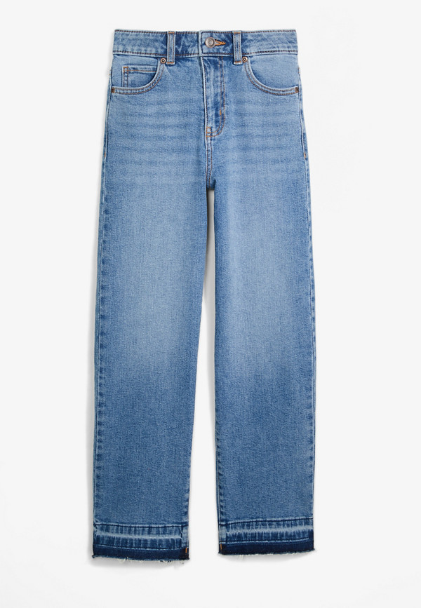 Girls High Rise Straight Jeans | maurices