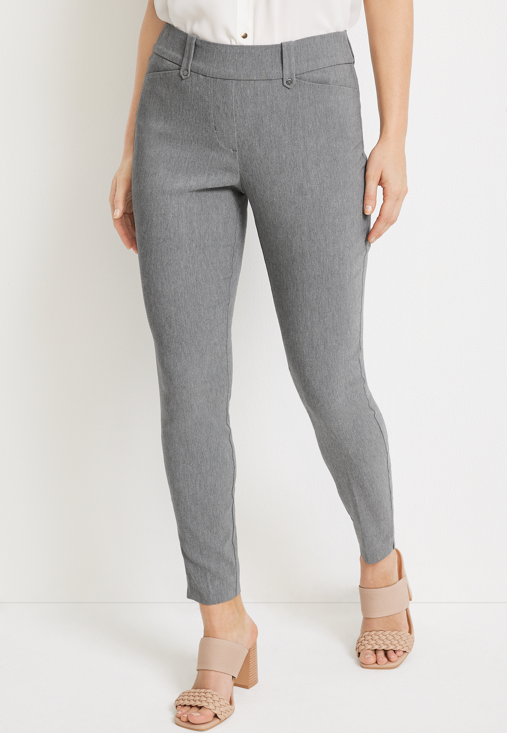 Bengaline Skinny Ankle Dress Pant