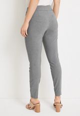 Bengaline Skinny Ankle Dress Pant, MEDIUM HEATHER GRAY, small
