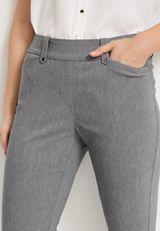 Bengaline Skinny Ankle Dress Pant, MEDIUM HEATHER GRAY, small