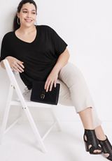 Plus Size 24/7 Delano Dolman Tee, C106, small