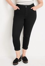 Plus Size  m jeans by maurices&trade; Cool Comfort Curvy Cropped High Rise Jegging, C106, small