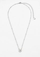 Silver Initial B Necklace, , small