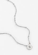 Silver Initial B Necklace, , small