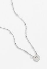 Silver Initial H Necklace, , small