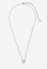 Silver Initial J Necklace, , small