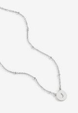 Silver Initial J Necklace, , small