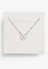 Silver Initial K Necklace, , small