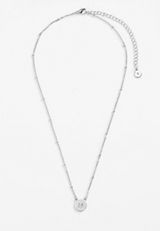 Silver Initial M Necklace, , small