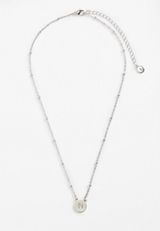 Silver Initial N Necklace, , small