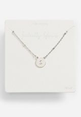Silver Initial S Necklace, , small