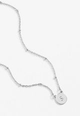 Silver Initial S Necklace, , small