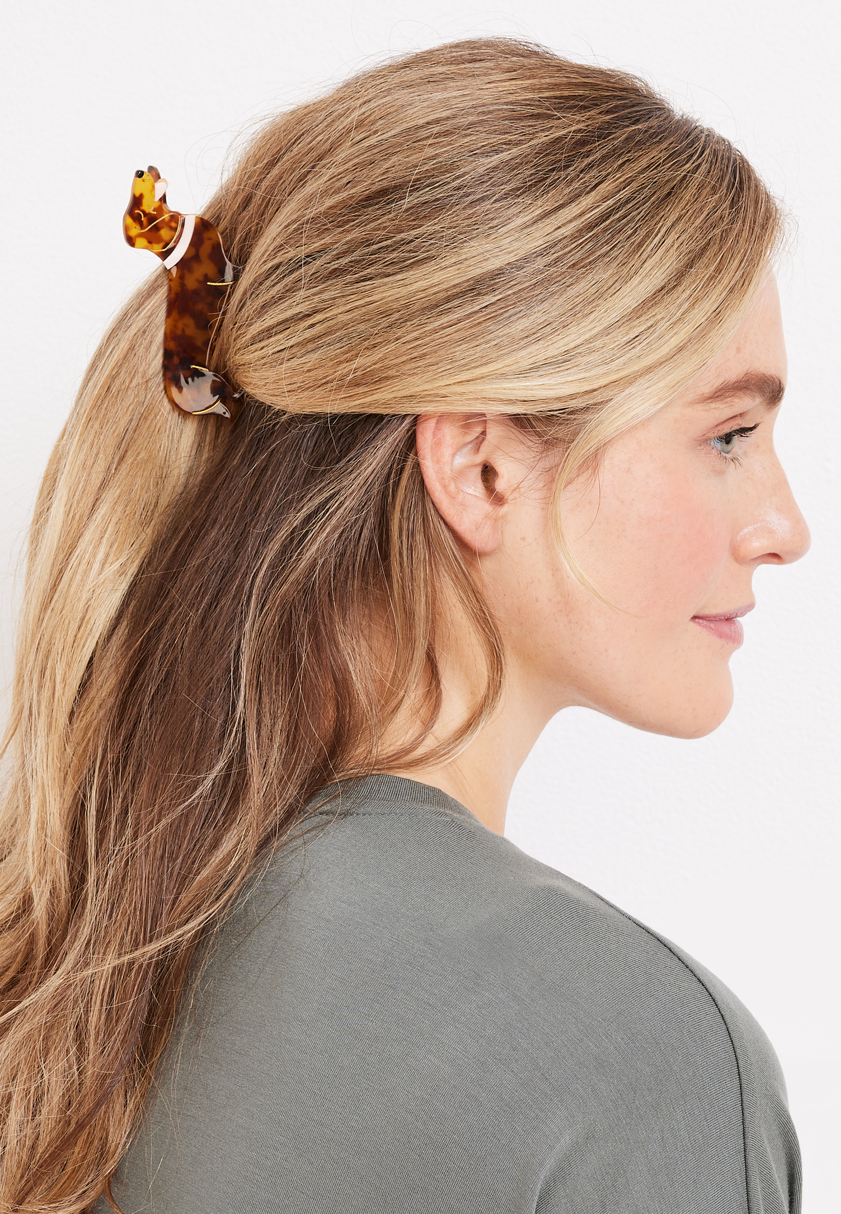 Dachshund Hair Clip, C920, large