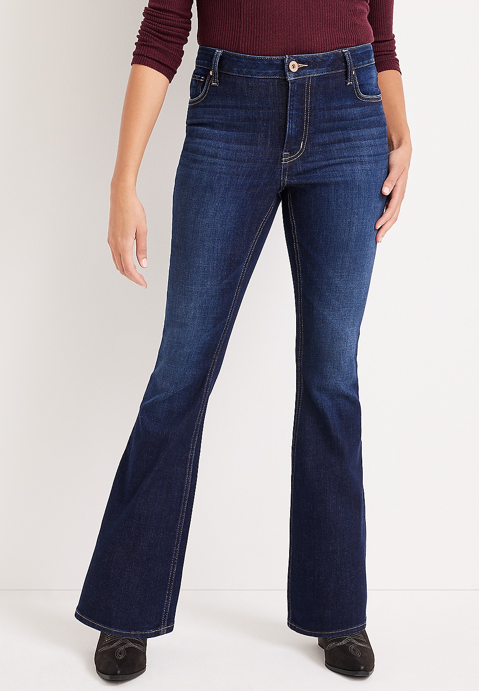 edgely™ Flare Mid Fit Mid Rise Jean
