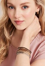 7 Piece Beaded Stretch Bracelet Set, C1144, small