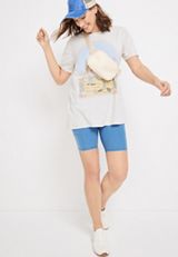 Luxe Side Pocket High Rise 8in Bike Short, , small