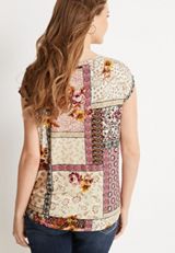 24/7 Fairhaven Patchwork Tee, MULTI, small
