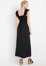 24/7 Ruffle Sleeve Maxi Dress, C106, small