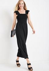 24/7 Ruffle Sleeve Maxi Dress, C106, small