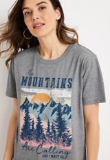 Mountains Graphic Tee, C2820, small