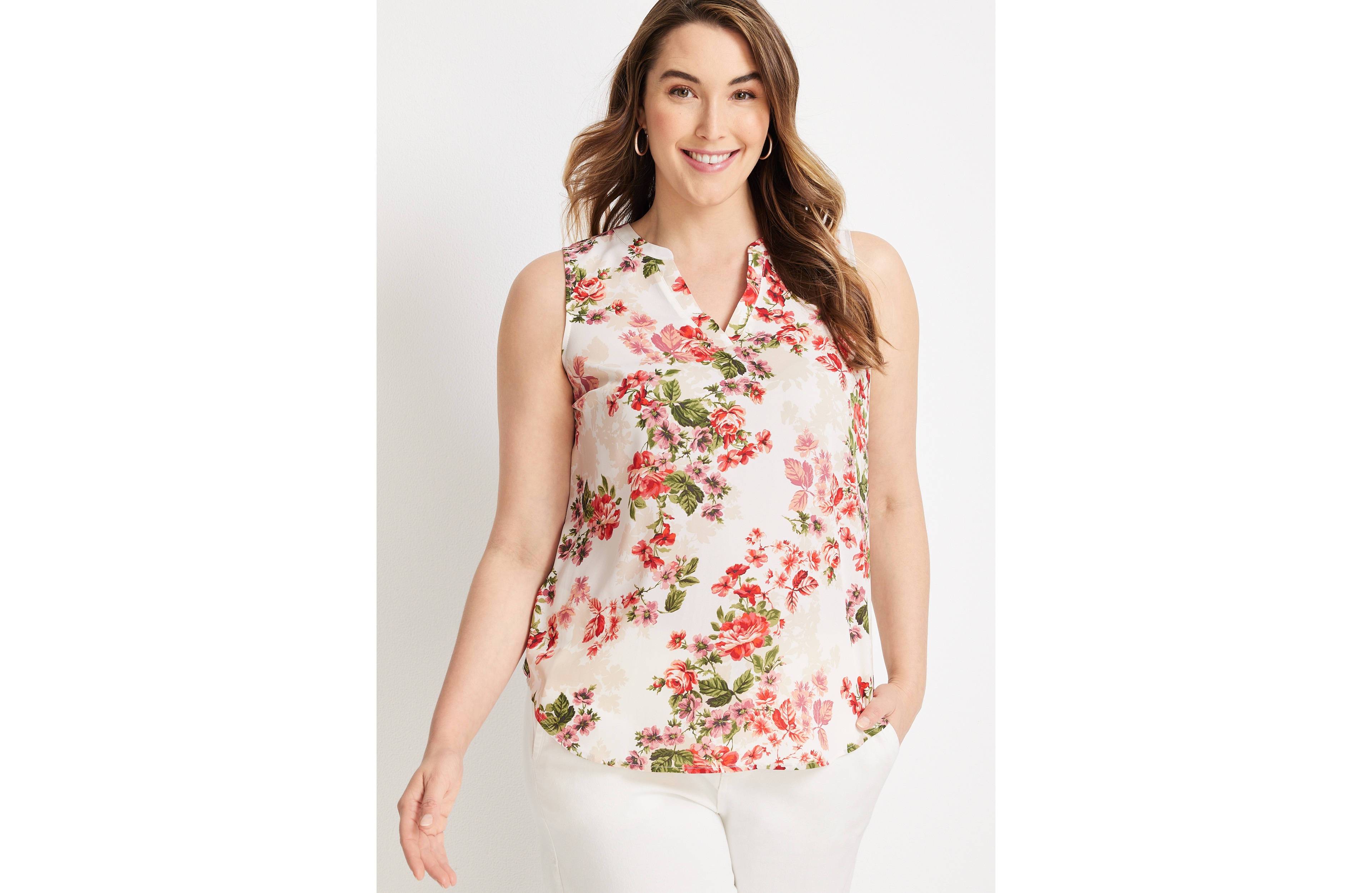 Plus Atwood Floral Tank Top