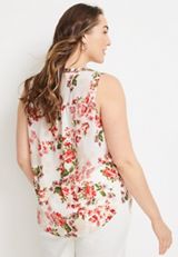 Plus Size Atwood Floral Tank Top, C1939, small