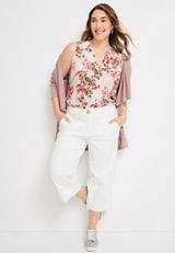 Plus Size Atwood Floral Tank Top, C1939, small