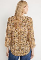 Atwood Floral 3/4 Sleeve Popover Blouse, MULTI, small