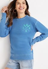 Take Me To The Lake French Terry Sweatshirt, C1060, small