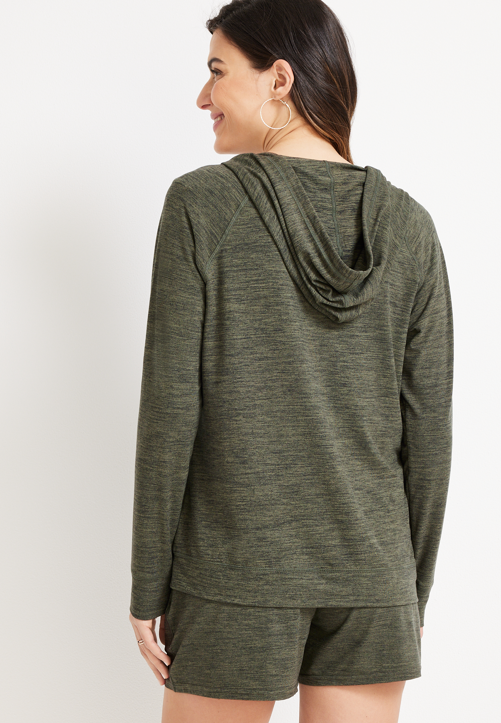 Cloud Stretch Full Zip Hoodie, C4153, large