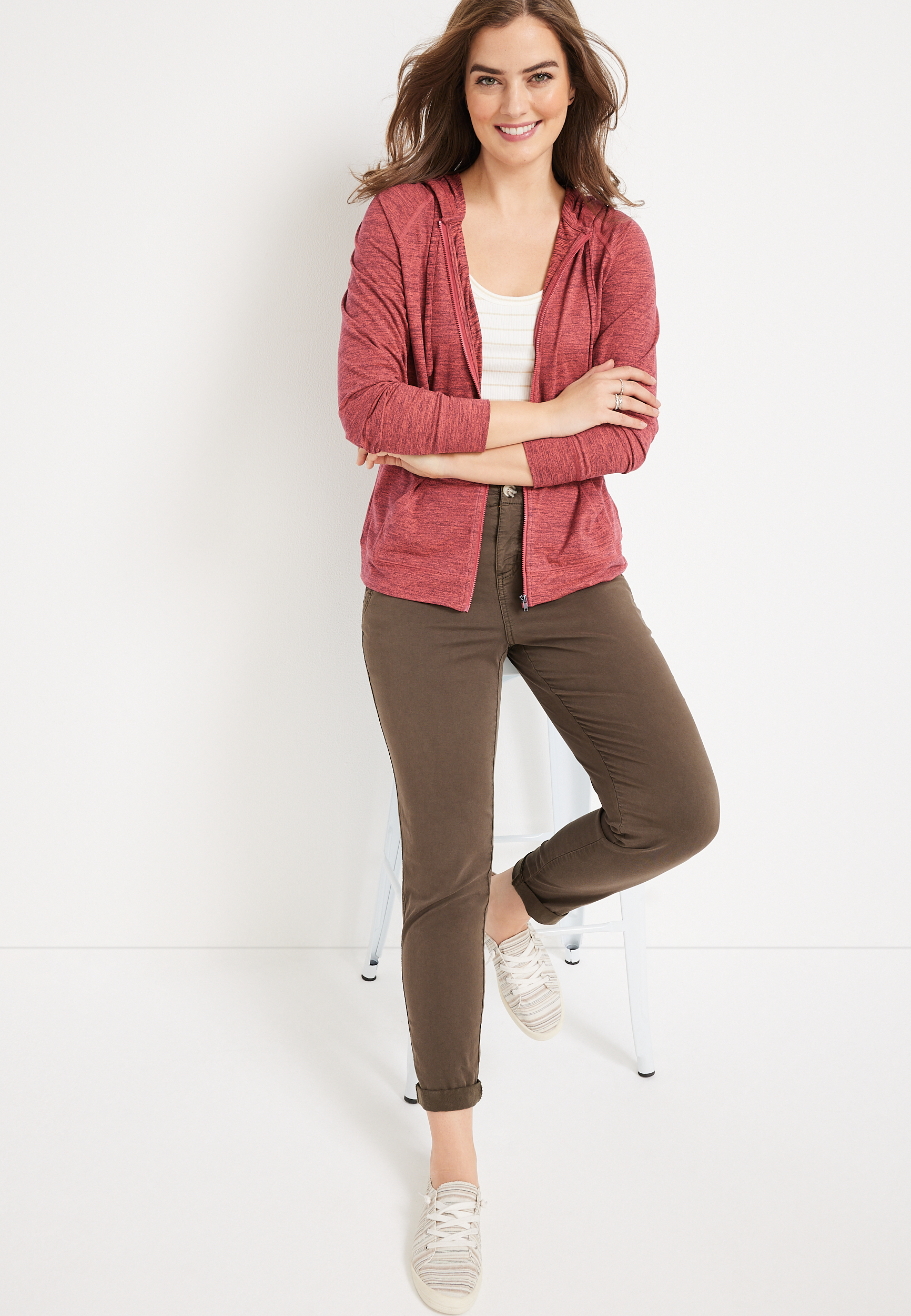 Cloud Stretch Full Zip Hoodie
