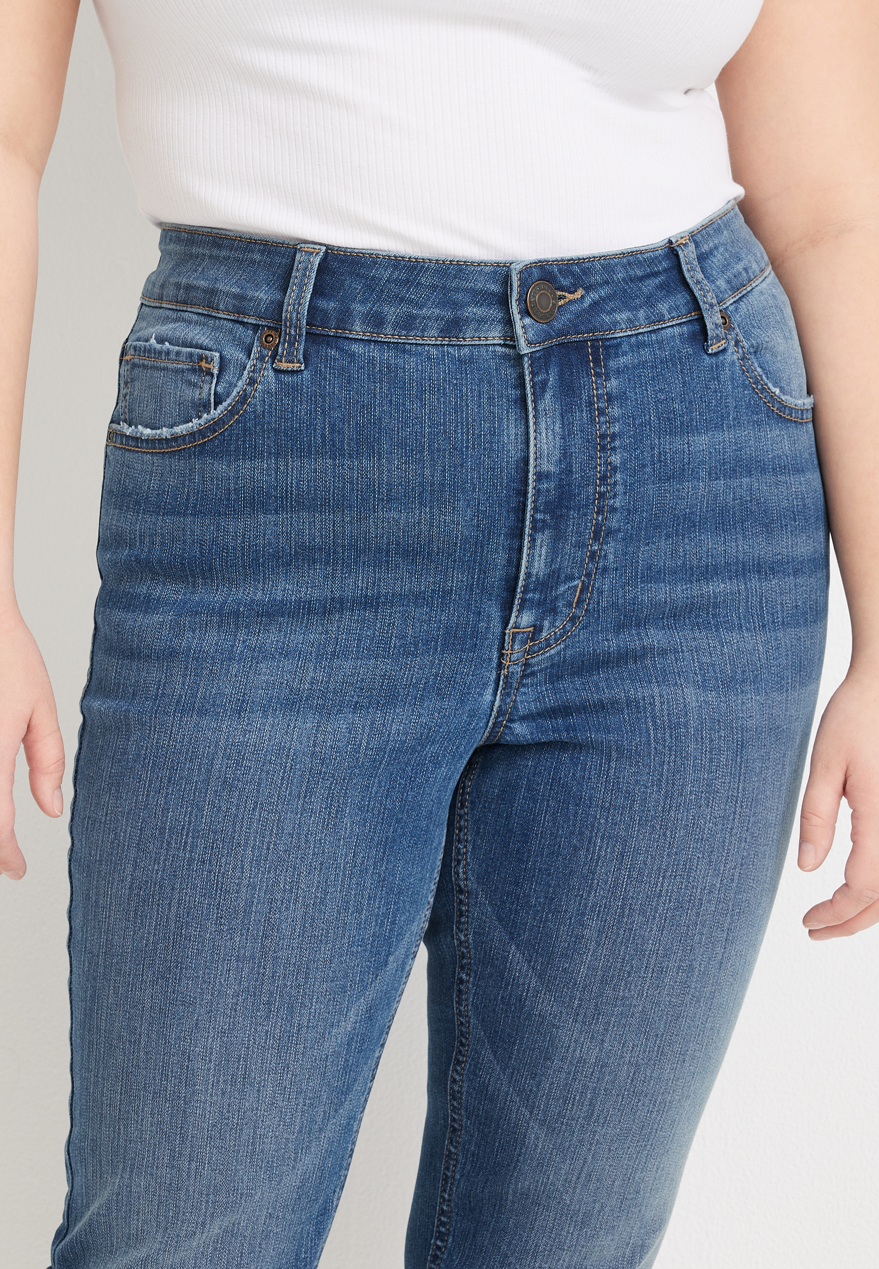 m jeans by maurices&trade; Classic Slim Boot Mid Fit Mid Rise Jean, C3337, large