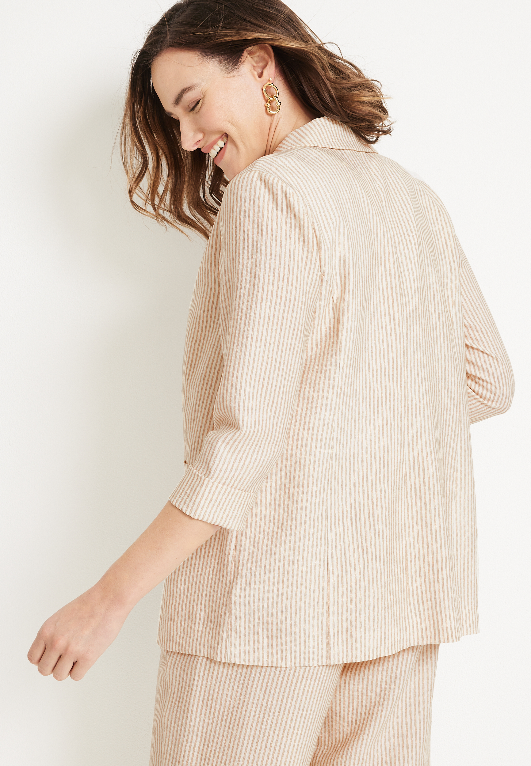 Linen Like Blazer, C2983, large