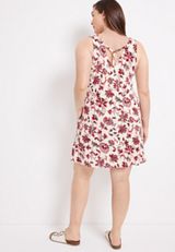 Plus Size 24/7 Cross Back Swing Dress, C2380, small