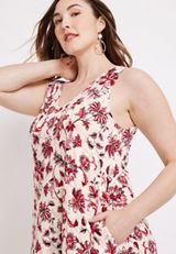 Plus Size 24/7 Cross Back Swing Dress, C2380, small