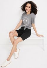 High Rise Luxe Side Pocket 8in Bike Short, C106, small