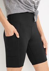 High Rise Luxe Side Pocket 8in Bike Short, C106, small